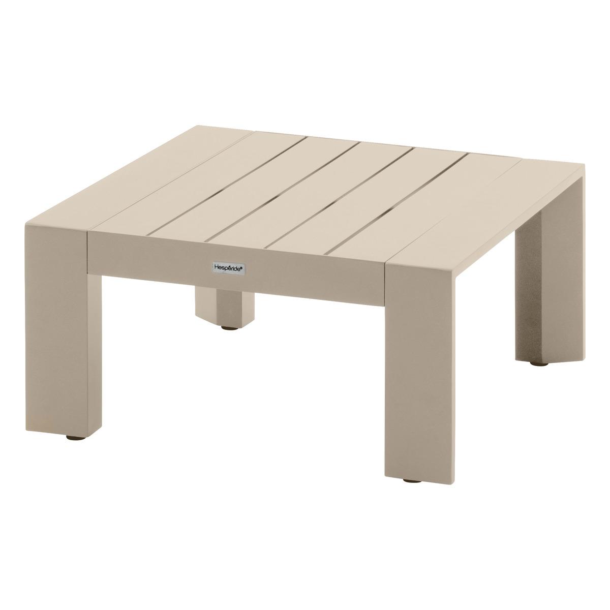 POUF EVASION ALUMINIUM ARGILE