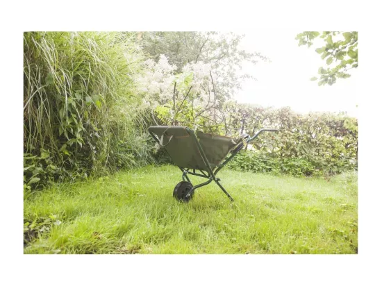 Brouette pliable en fer et polyester