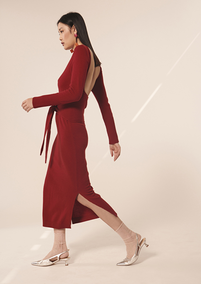 Robe Romierouge en laine mérinos