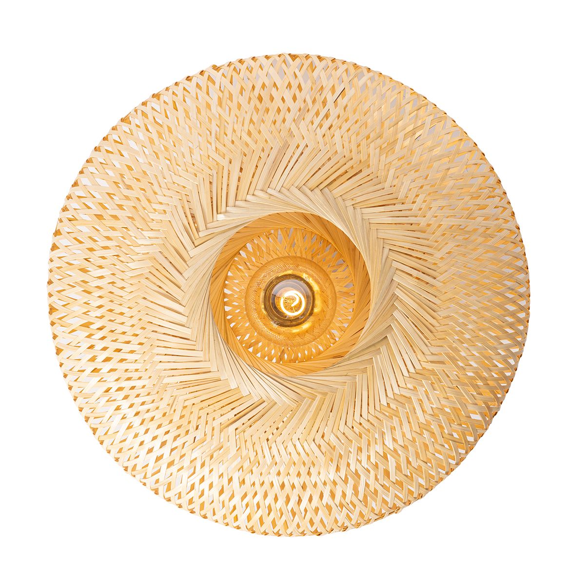 Smart plafondlamp bamboe 50 cm incl. Wifi G95 - Ostrava