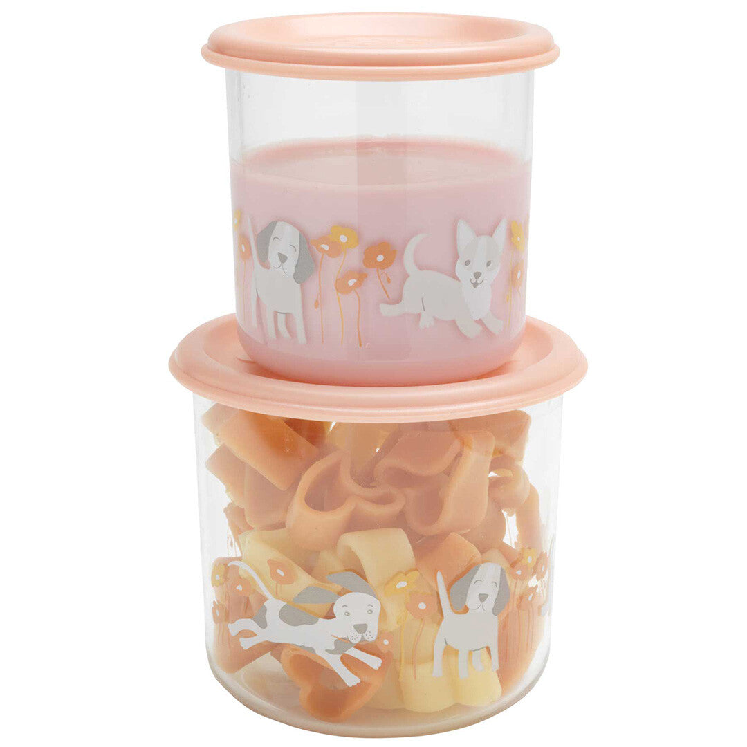 Sugarbooger snackdoosjes poppies & puppies