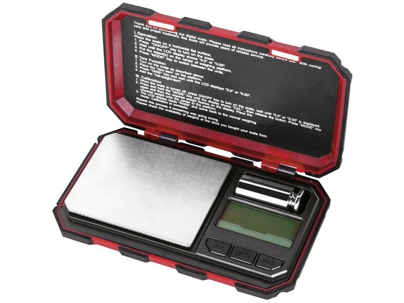 Kraftwerk Mini-Waage mit Eichgewicht Digitale mini-Präzisionswaage