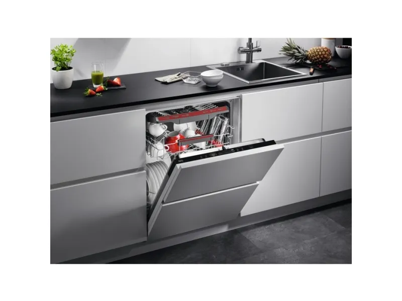 AEG FSB72907P, Fuldt indbygget, Fuld størrelse (60 cm), Hvid, 1,5 m, 1,5 m, 1,5 m