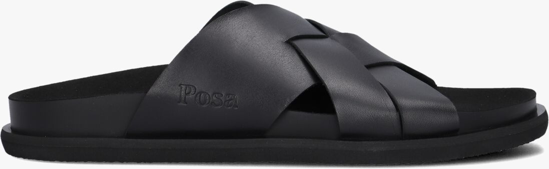 zwarte posa slippers sea-slide misto