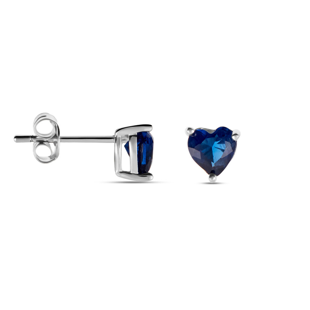 Boucles D'oreilles Kelvyn Argent Blanc Oxyde