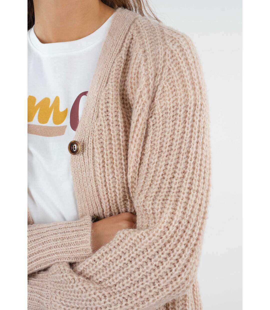 Gilet oversize manches raglantes ZANAE
