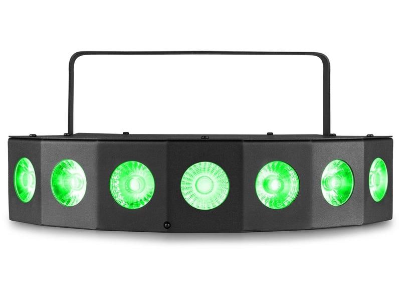 BeamZ Lichteffekt Fingers7 LED-Beleuchtungseffekt mit DMX-Kanälen