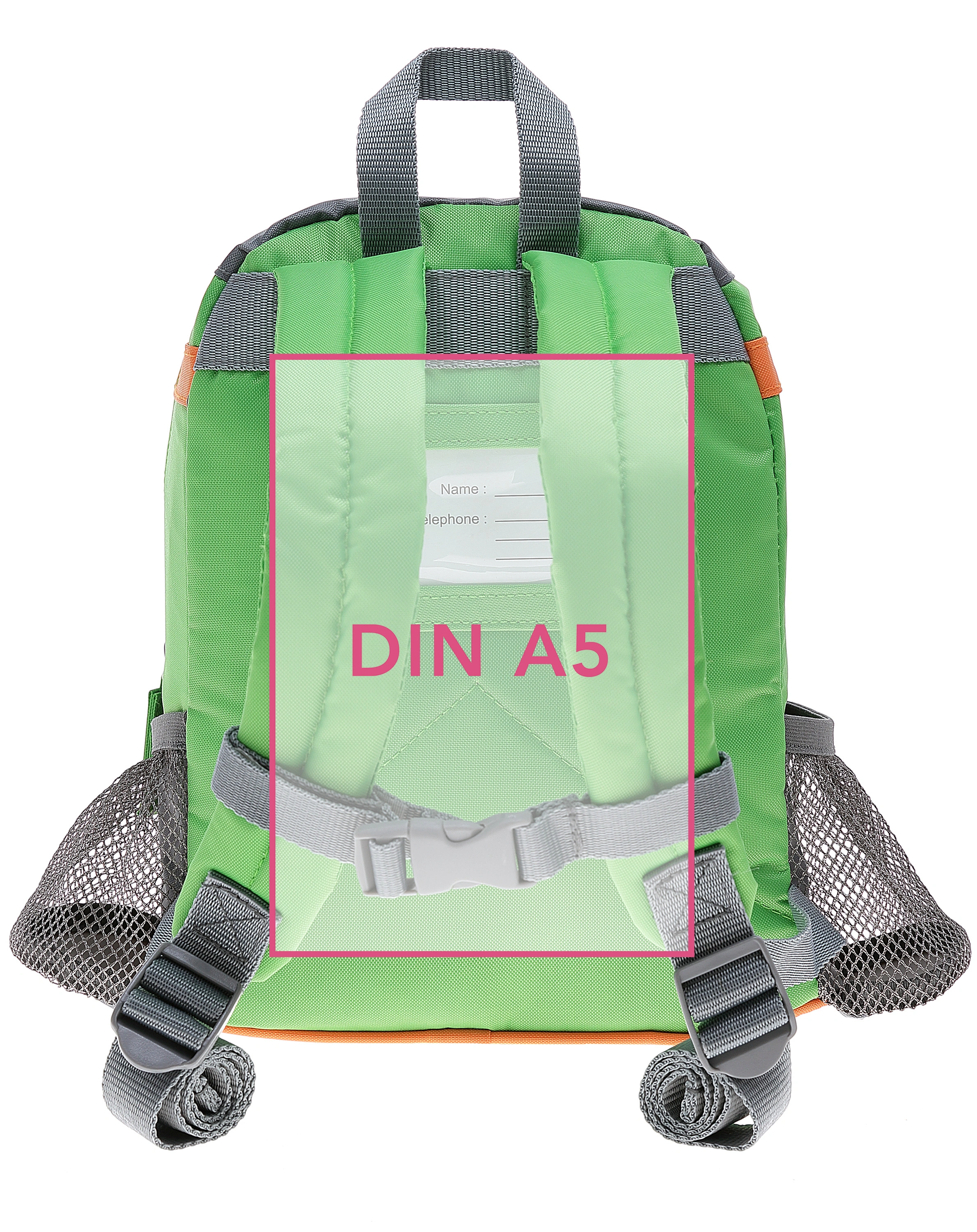 Kinderrucksack KILY KEEPER (28x23x20) in grün/grau