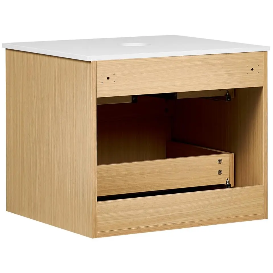 BEXTI - Badkamermeubel - Lichtbruin - 60 x 52 cm - Hout