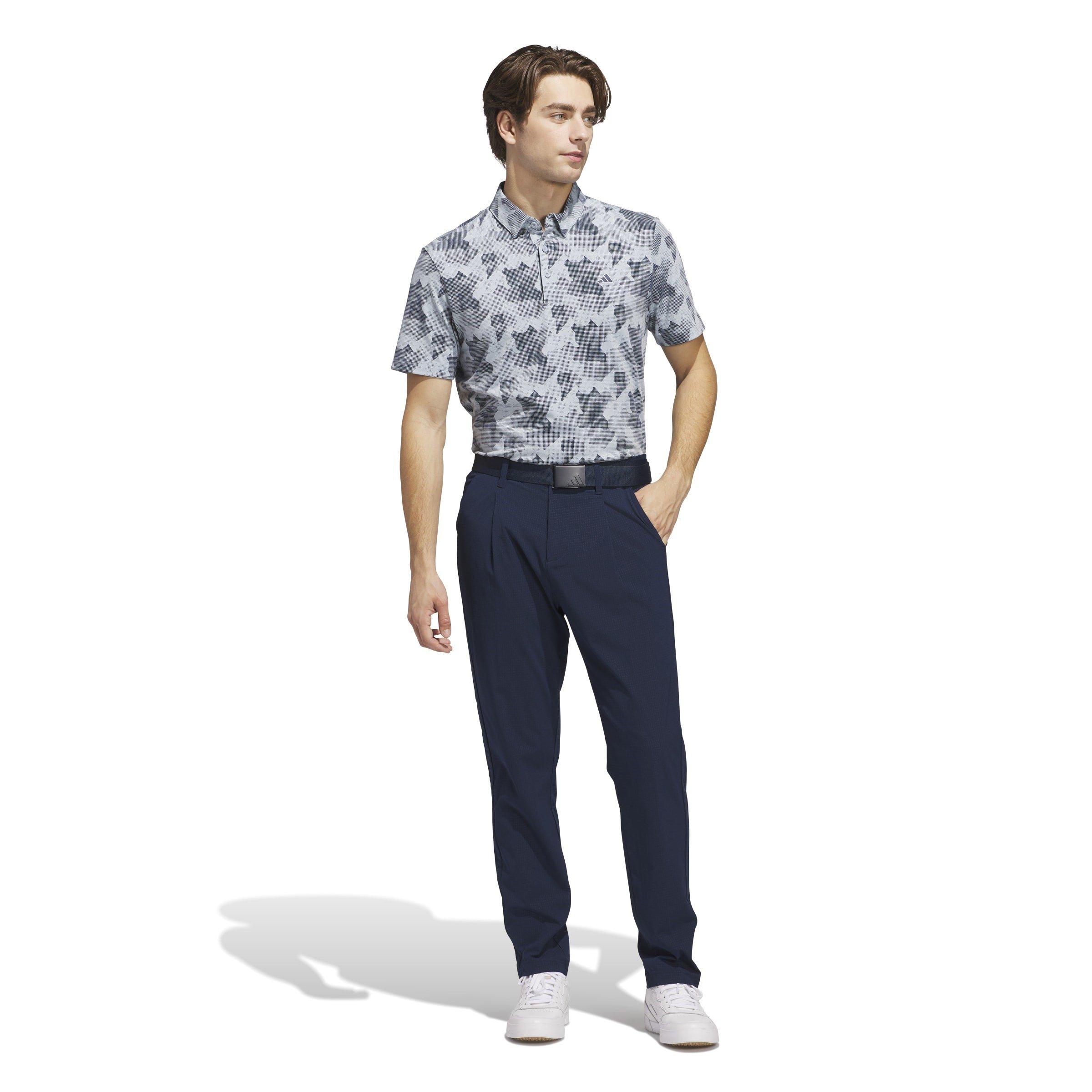 adidas All Over Print Golf Polo Shirt Mens