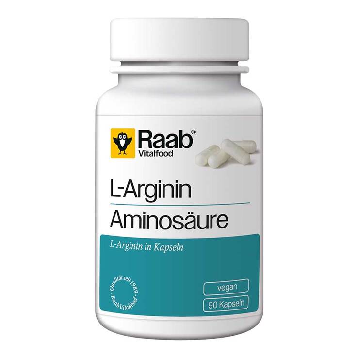 Raab Vitalfood L-Arginin Kapseln, 90 St