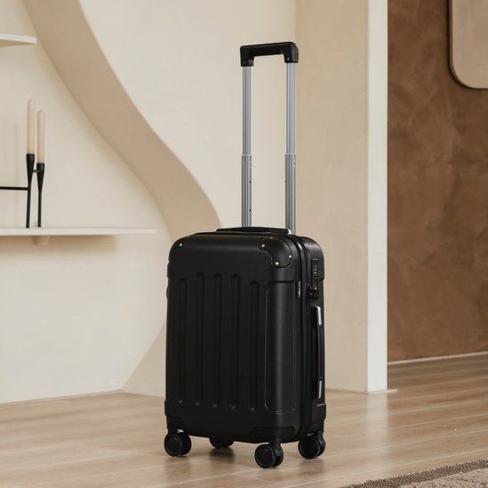 Pathsail - Handbagage Reiskoffer - Zwart - ABS - Lichtgewicht - TSA Slot