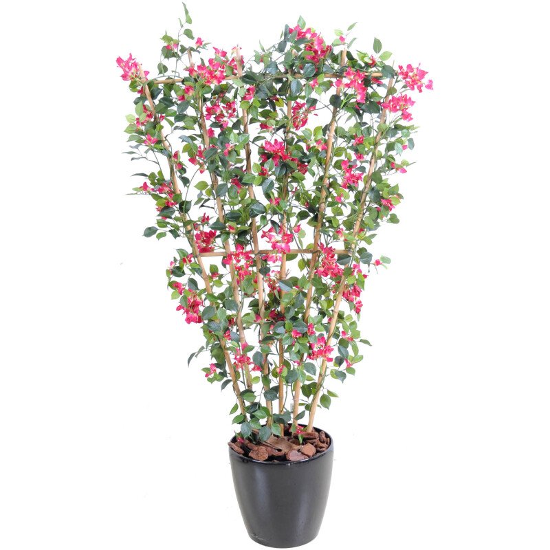 Plante artificielle d'intérieur palissade de Bougainvillée 130 cm