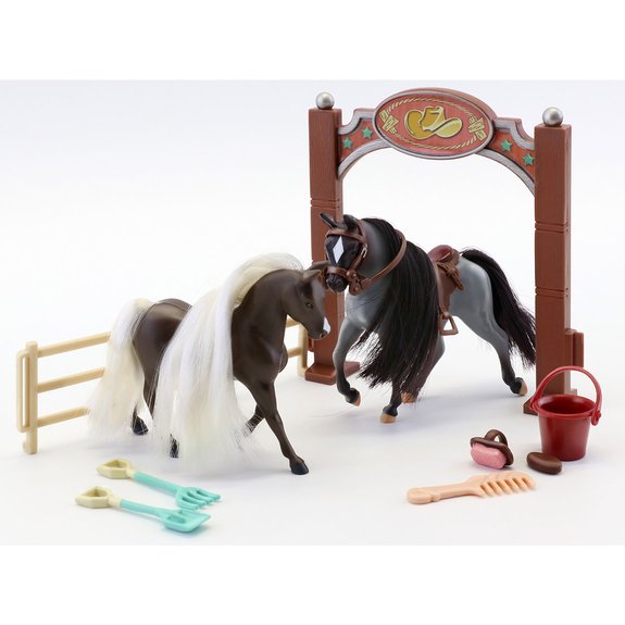 Coffret 2 Figurines Chevaux