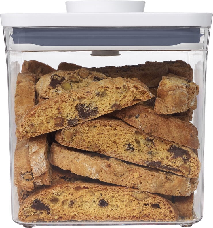 OXO POP Container stort kvadrat, 2,6L Transparent