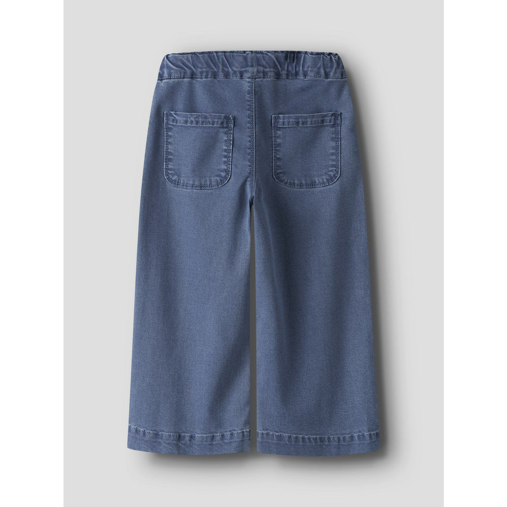 Køb Name It Medium Blue Denim Nmfbella Wide Pull Up Jeans 2533-Yb T