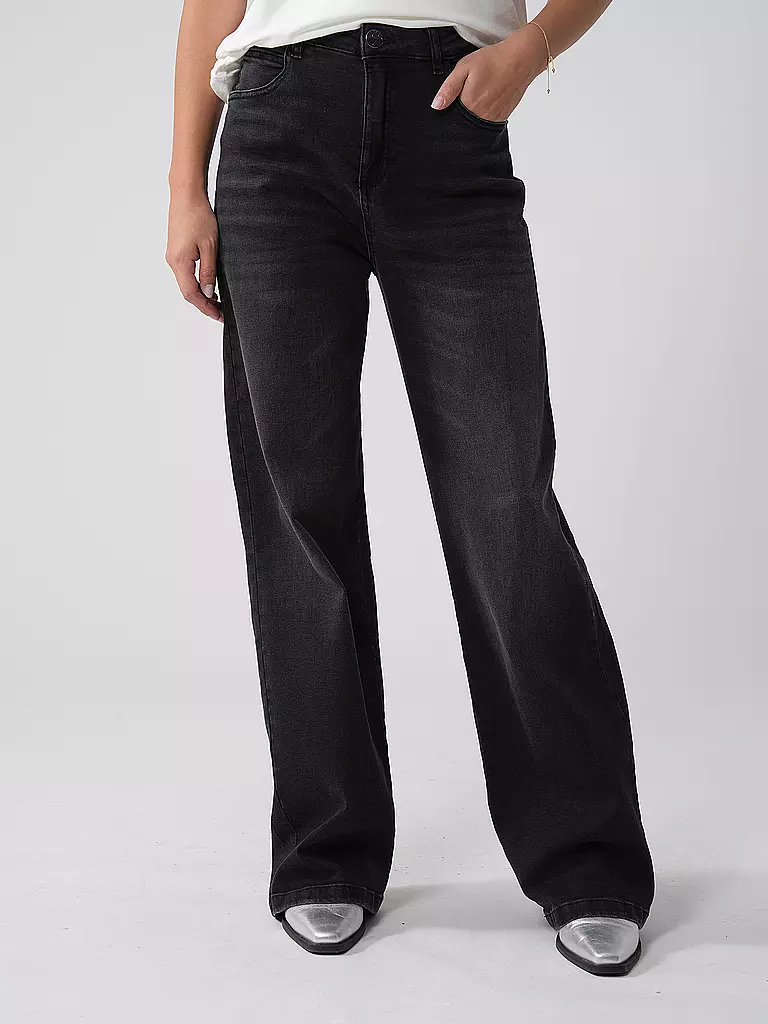 OPUS Jeans Wide Leg MIVY  schwarz
