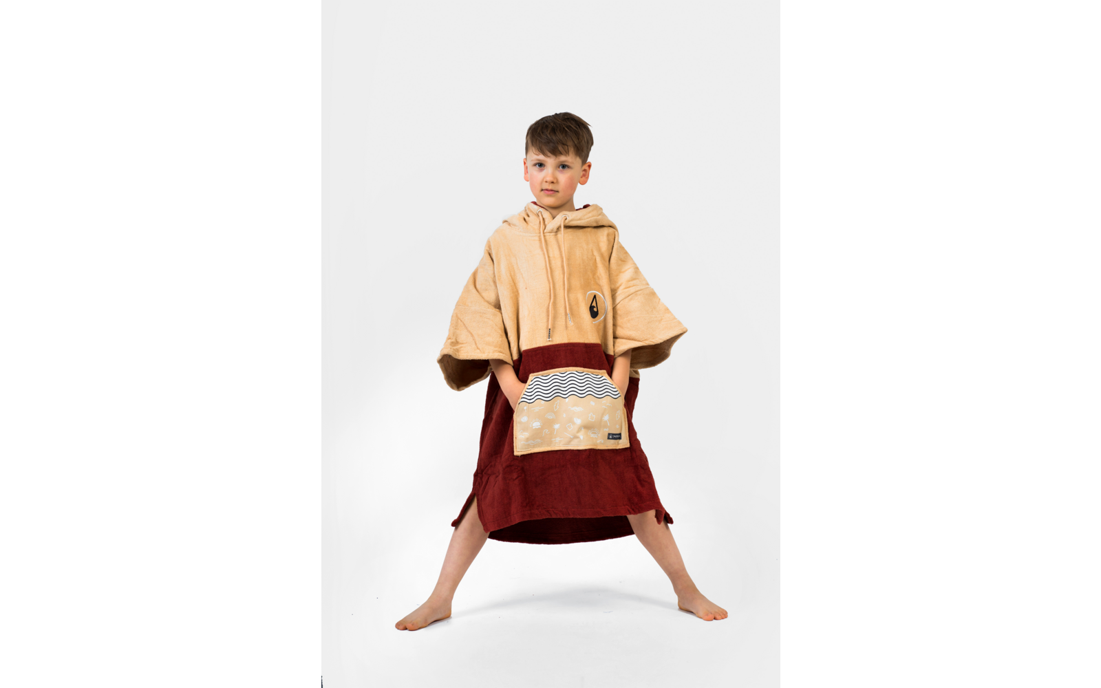 Wave Hawaii Strandponcho Dunas Kinder Unisex XS