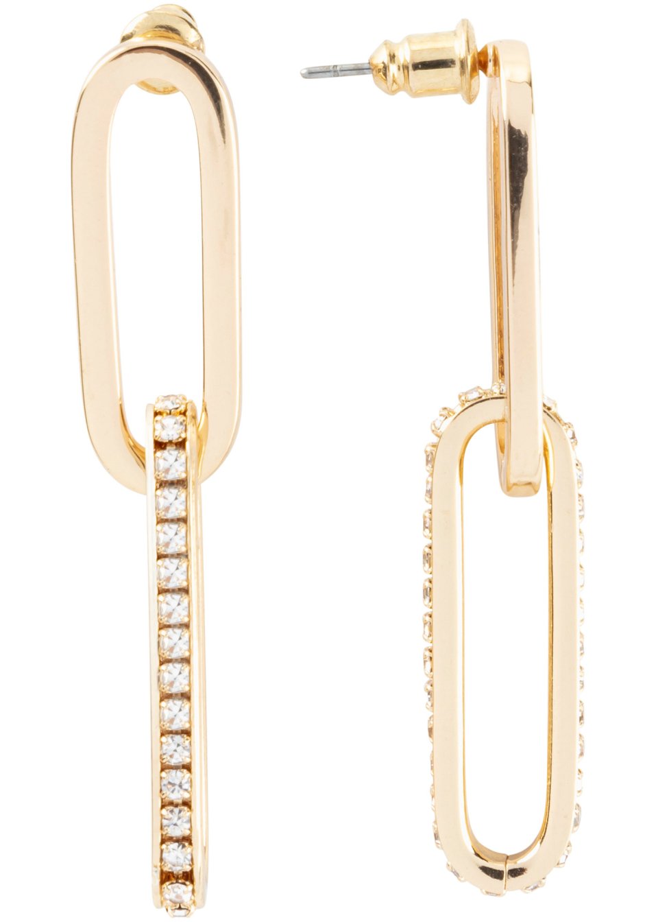 Boucles d'oreilles avec cristaux