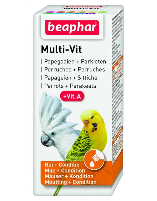Beaphar Multi-Vitamine Papegaaien - Vogelapotheek