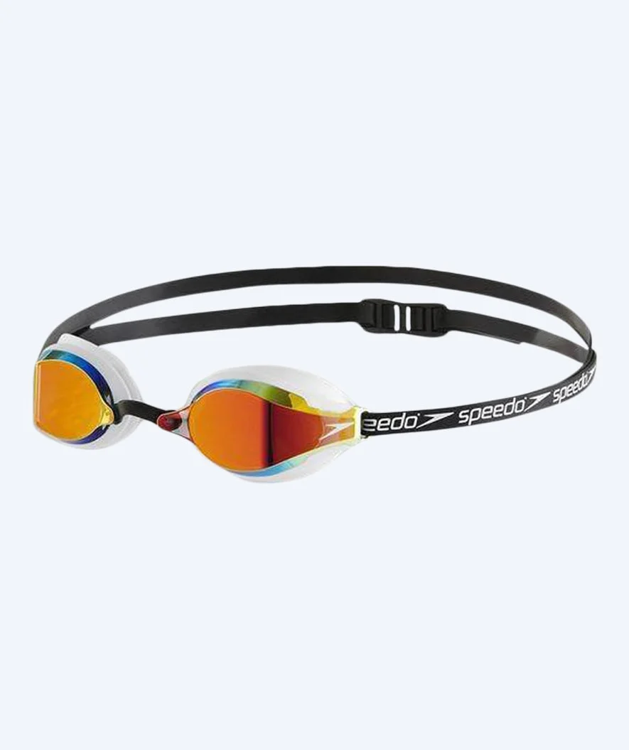 Speedo Elite svømmebriller - Fastskin Speedsocket 2 Mirror - Guld/sort