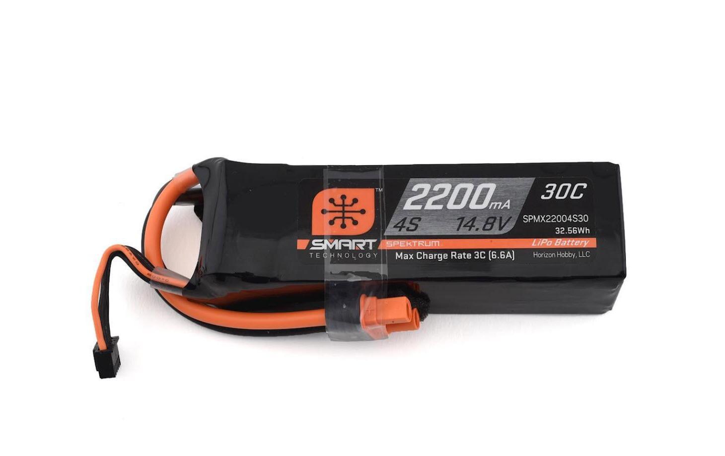 RC-Akku LiPo 2200 mAh 14.8 V 30C Smart4S LiPo-Akku für Flugmodelle