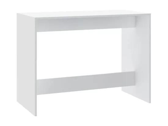 Ensemble à manger 3 pcs Blanc Bois d'ingénierie