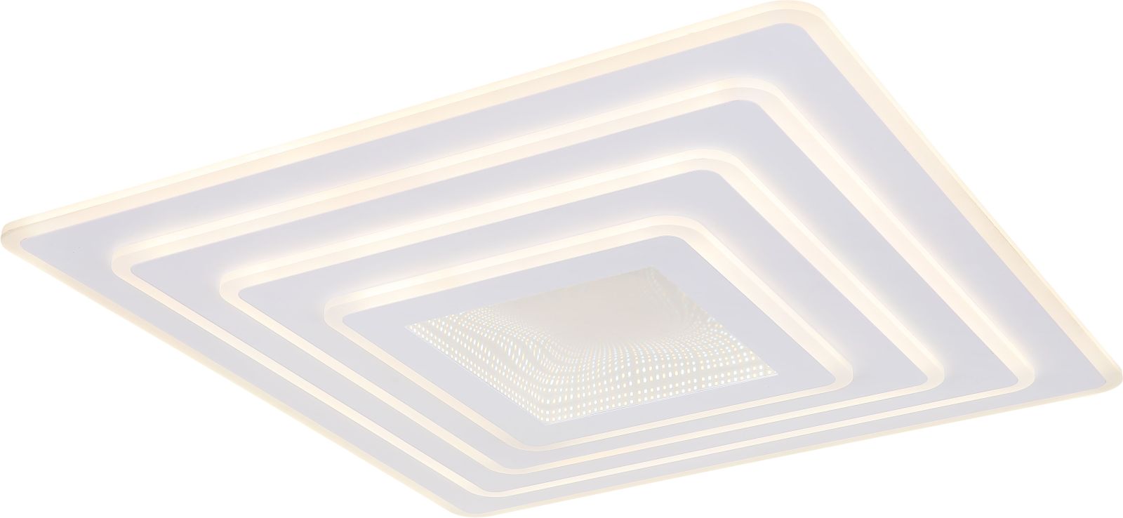 LED-Deckenleuchte - weiß - 3D-Effekt - 70x70 cm