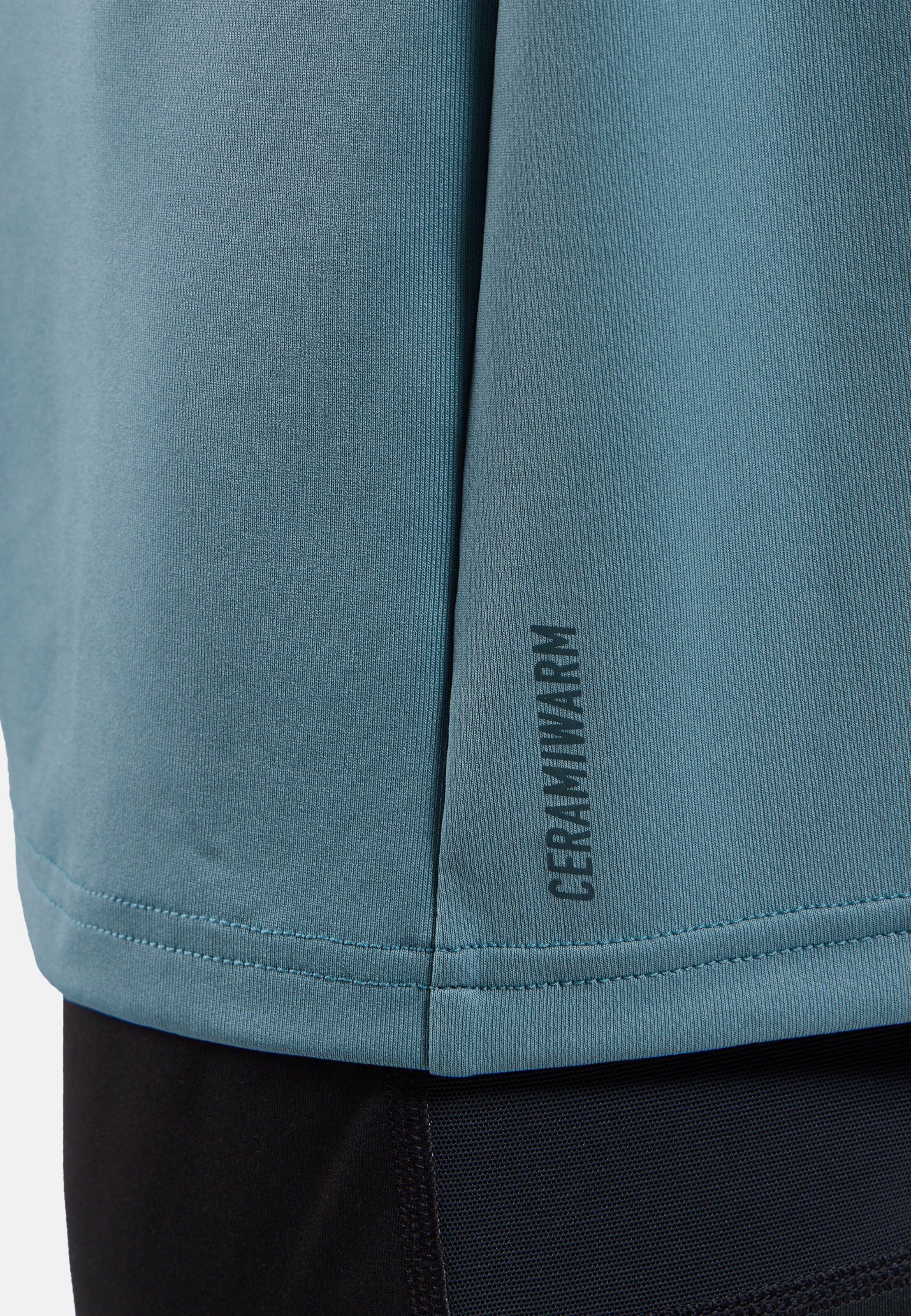 Essentials Ceramiwarm Mid Layer mit Halbreissverschluss in provincial blue