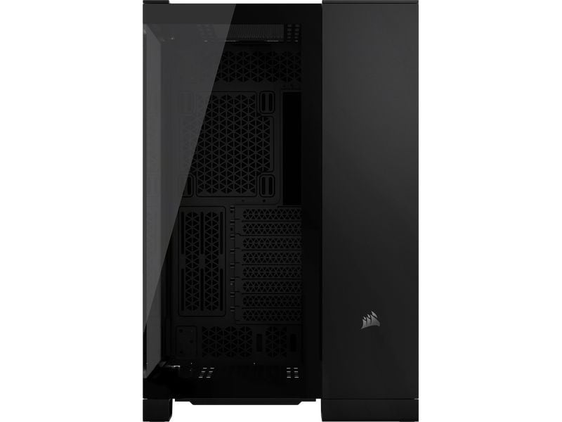 Corsair PC-Gehäuse 6500X Schwarz Mid-Tower PC-Case mit Zwei-Kammer-Design und herausragendem Luftstrom