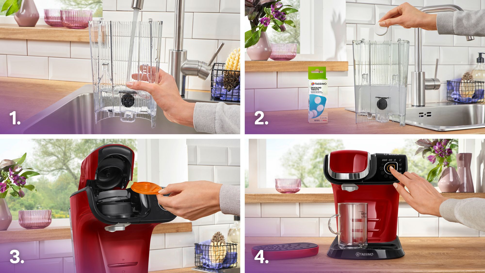 # PRODUTO RECONDICIONADO # Máquina de Café Multibebidas TASSIMO MY WAY 2 TAS6503---B