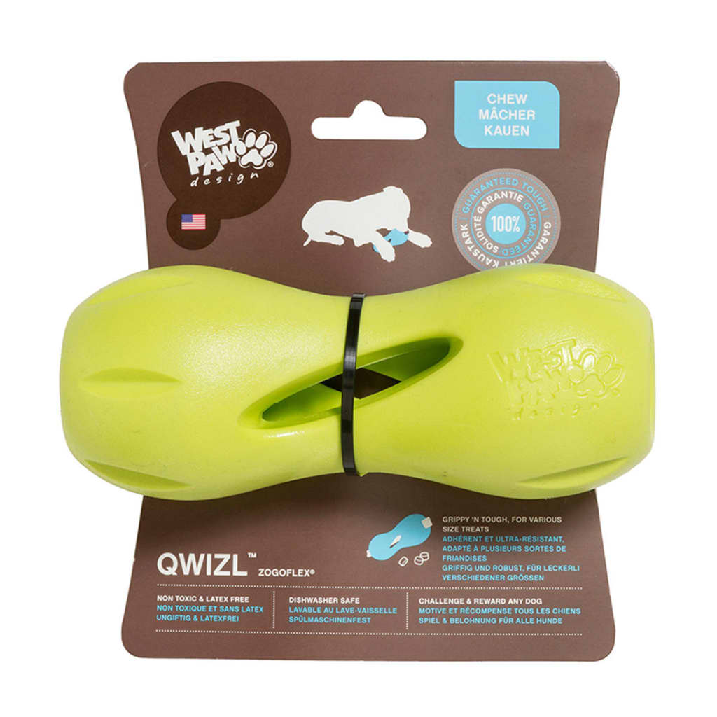 Jouet de puzzle pour chiens qwizl taille l vert 3541