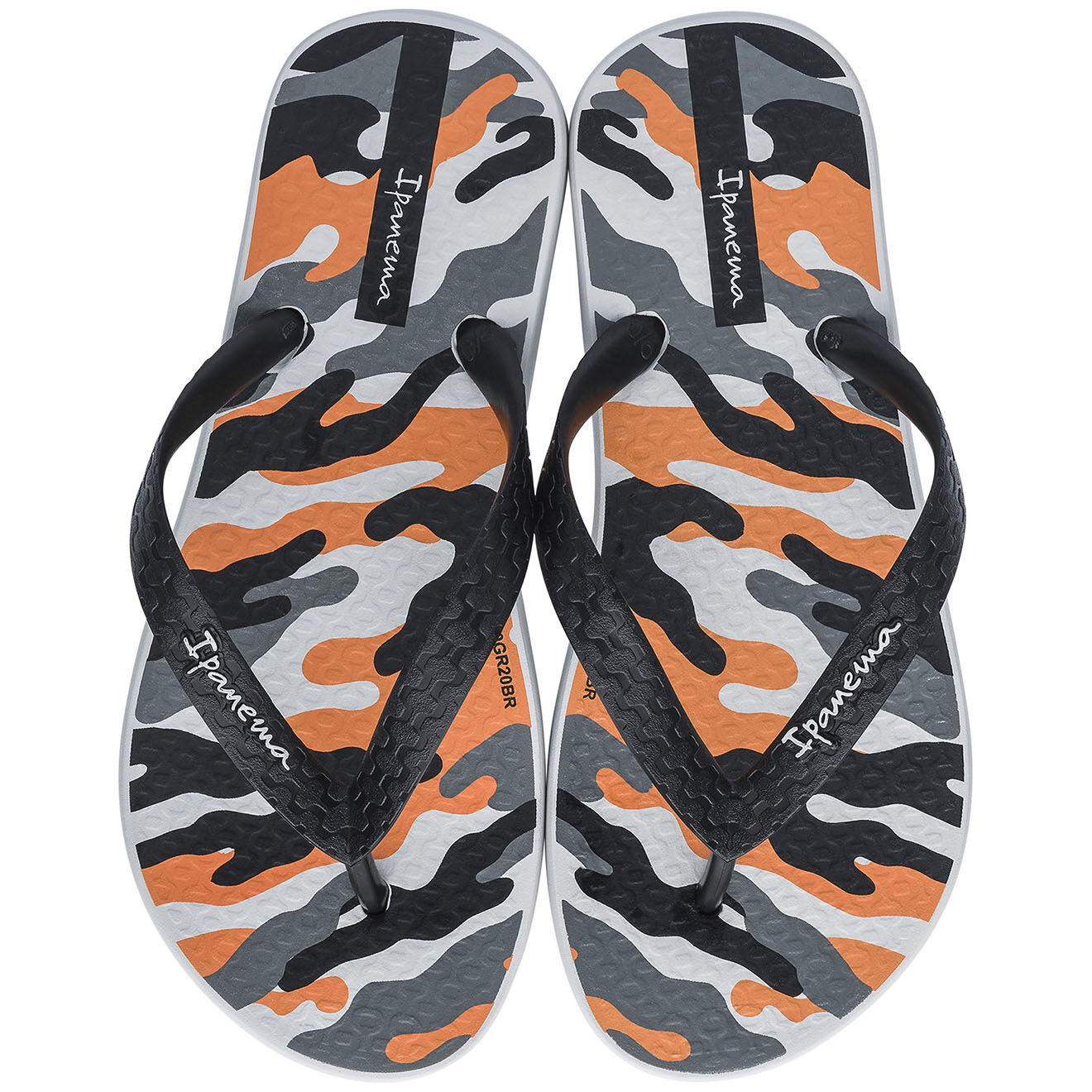 Ipanema Tongs Ipanema Classic Ix Kids gris/noir/orange