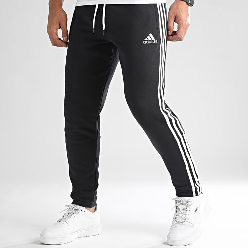 Pantalon Jogging A Bandes HU1185 Noir