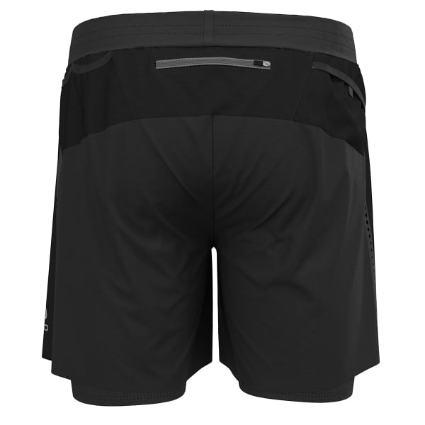 Short running ODLO AXALP TRAIL 6 INCH 2IN1 SHORTS BLACK