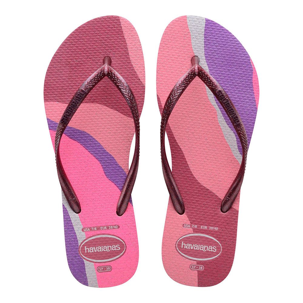 Havaianas SLIM PALETTE GLOW - Tongs Femme velvet rose