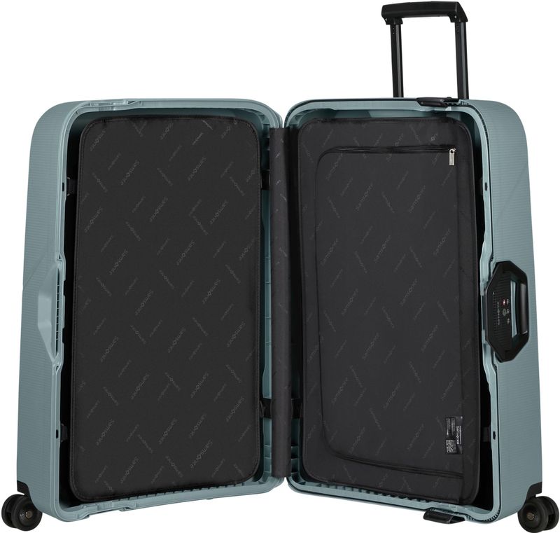 Samsonite - Magnum Eco Spinner - Reistas - Blauw - Gerecycled Polypropyleen - 104L