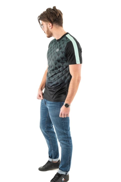 tee shirt sergio tacchini foresta 521-blk/oce