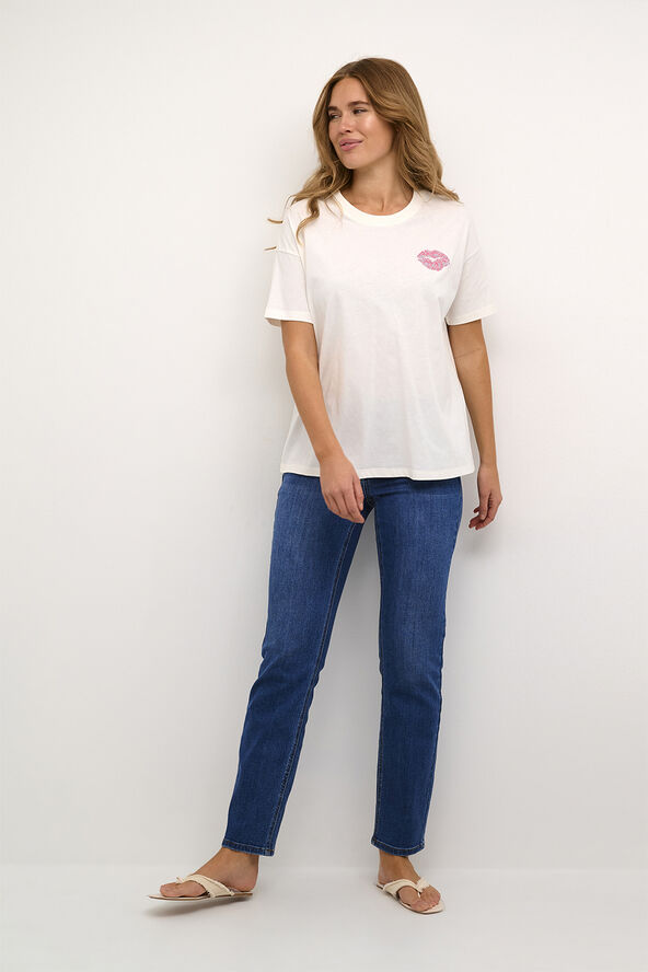 Kaffe KAfie T-Shirt Chalk