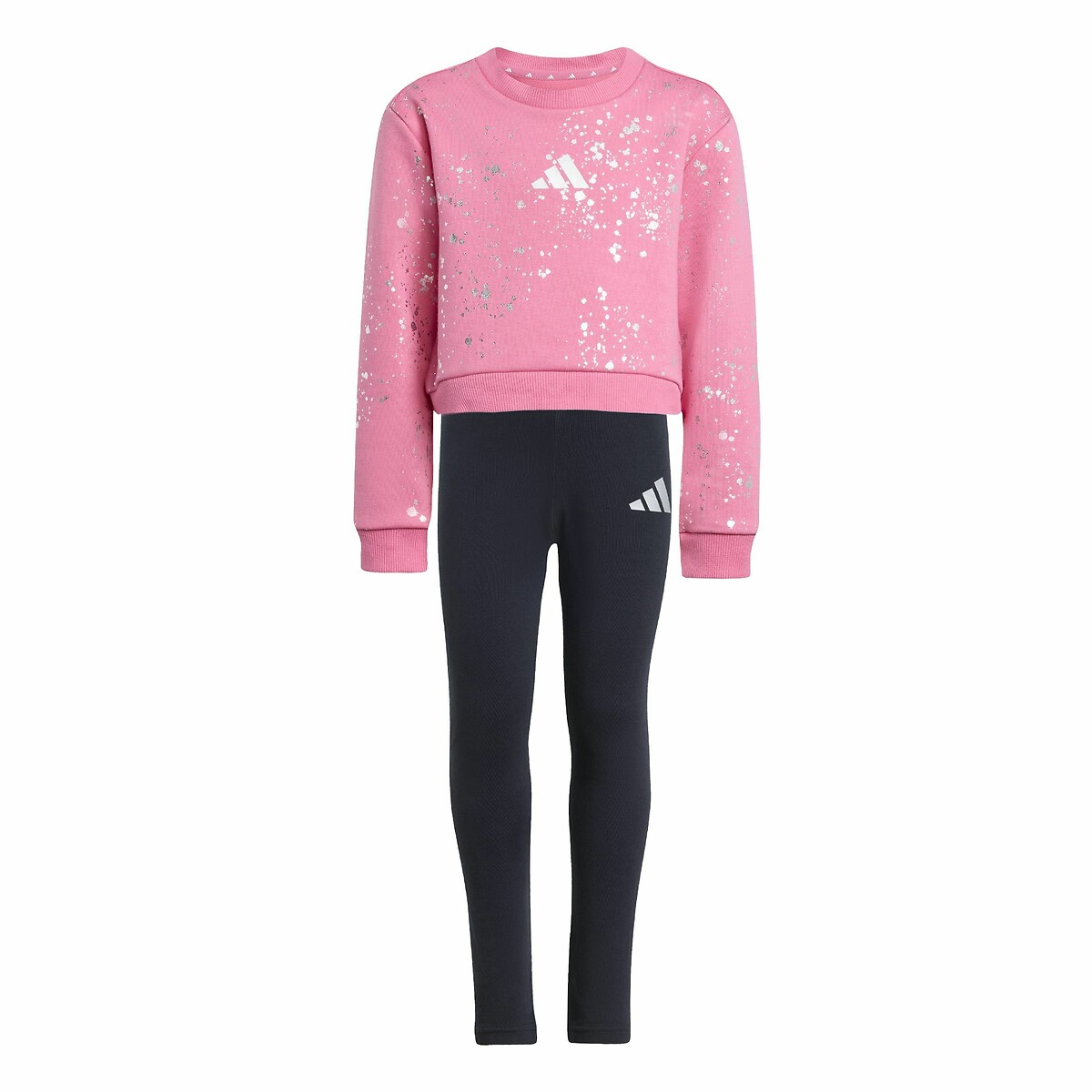 ADIDAS ROUPAS ESPORTIVAS<br>Conjunto de treino em fleece escovado