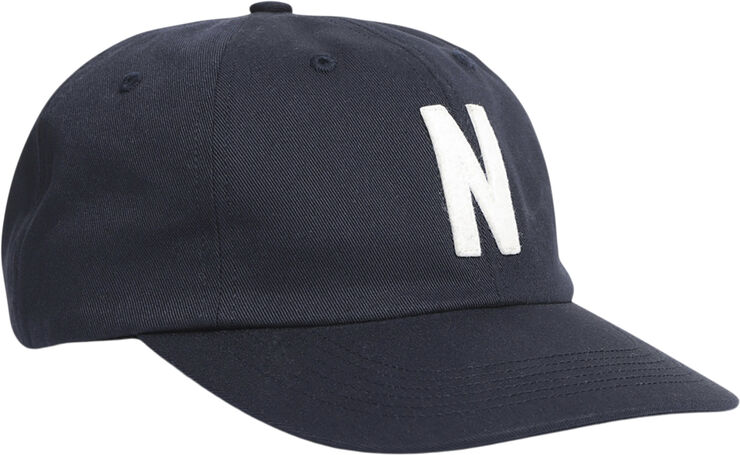Norse Projects Felt N Twill Sports Cap Blå
