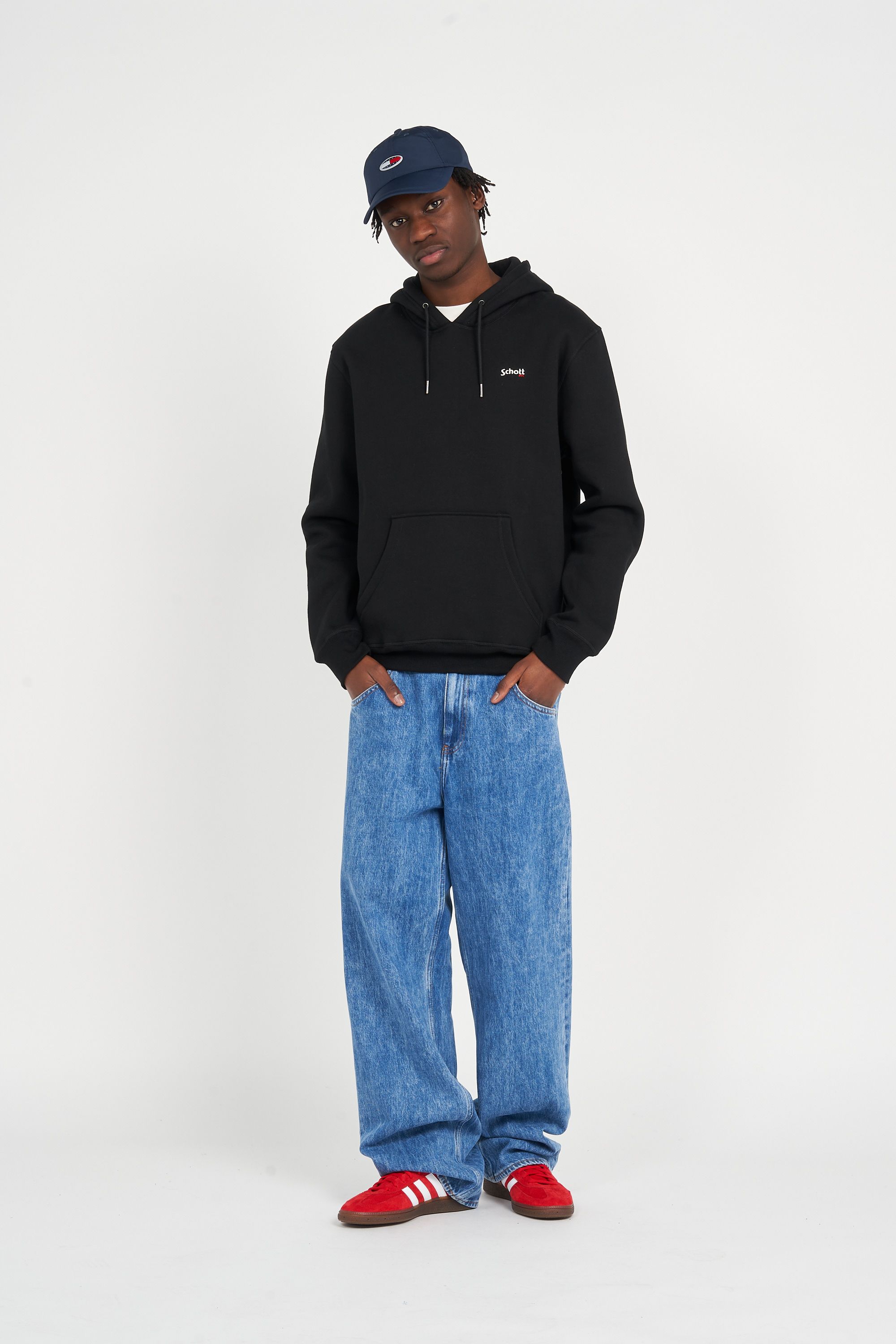 SCHOTT Hoodie SWCASUAL2 Noir