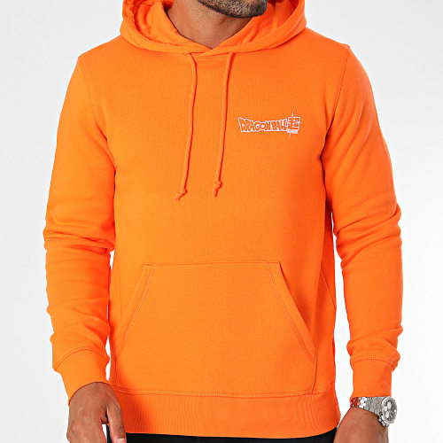 Sweat Capuche Back Goku Orange