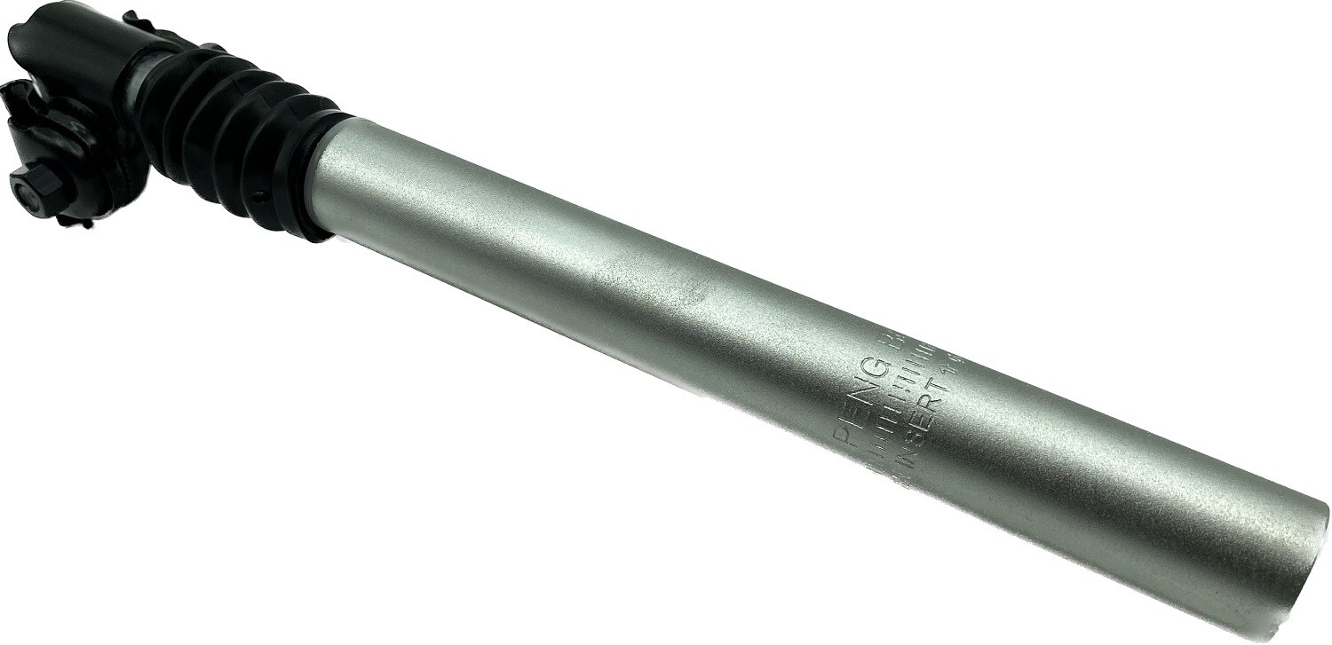 Peng Bo Federsattelstütze Ø 29,2 mm Silber mit Kloben