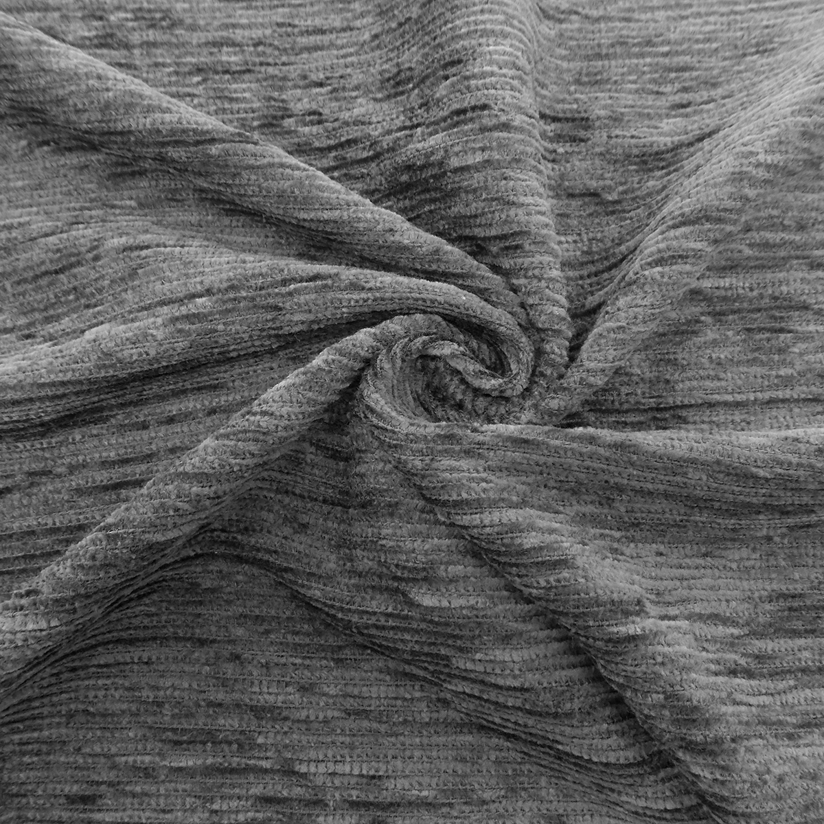 Thermochenille-Vorhang - anthrazit - 135x245 cm
