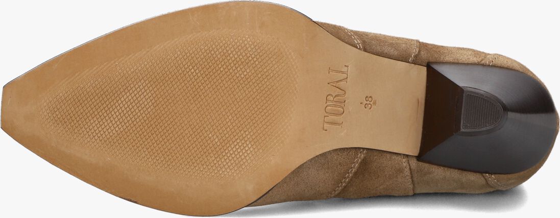 TORAL beige toral enkellaarsjes cream