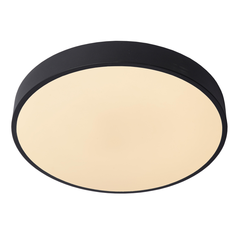 Lucide Unar plafondlamp LED Ø40 zwart
