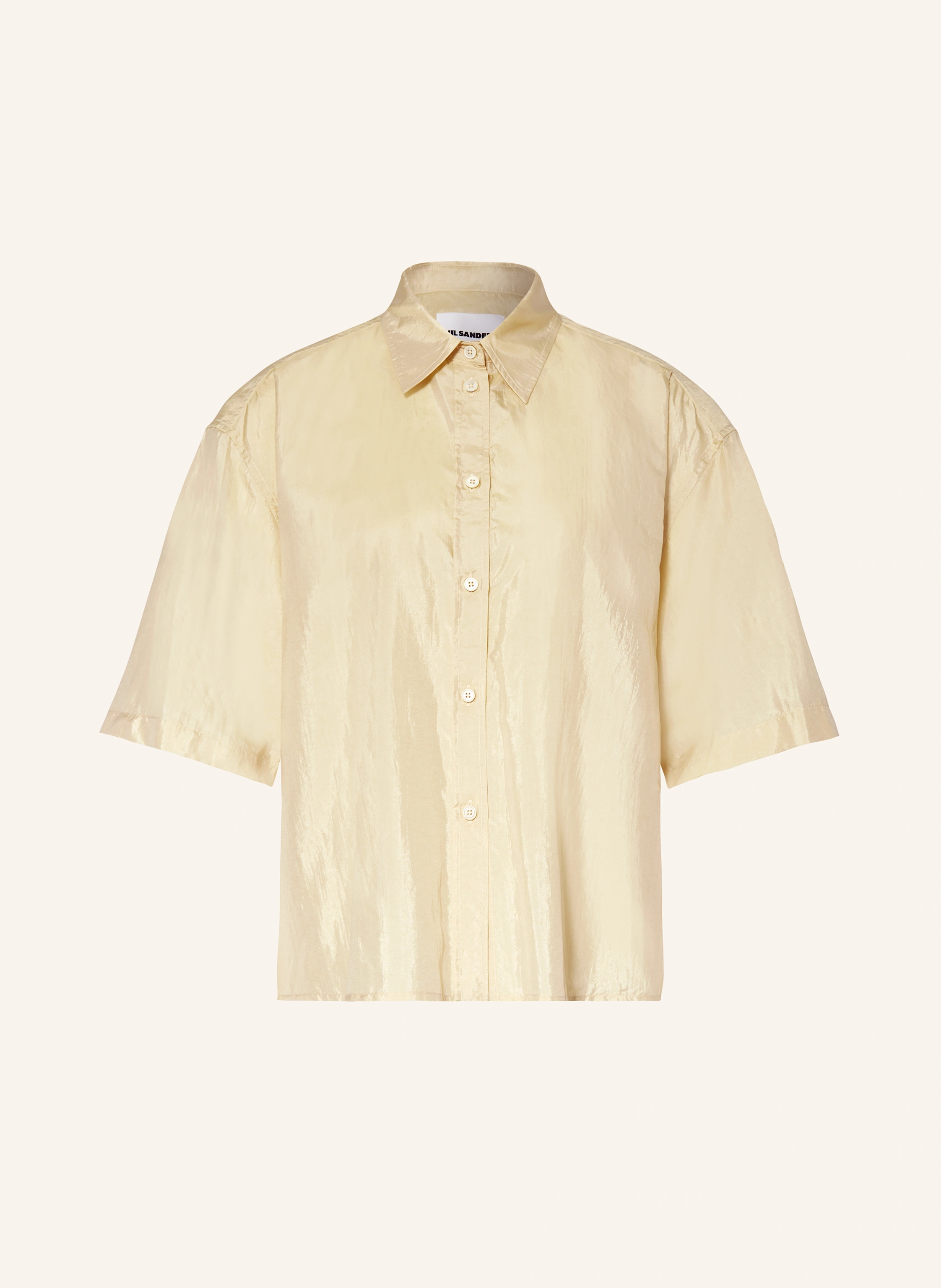 JIL SANDER Cropped-Hemdbluse mit Seide