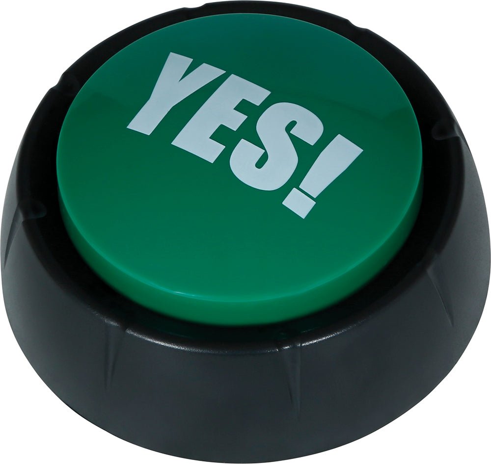 Rood Groene Button Yes! No! 9cm 2st