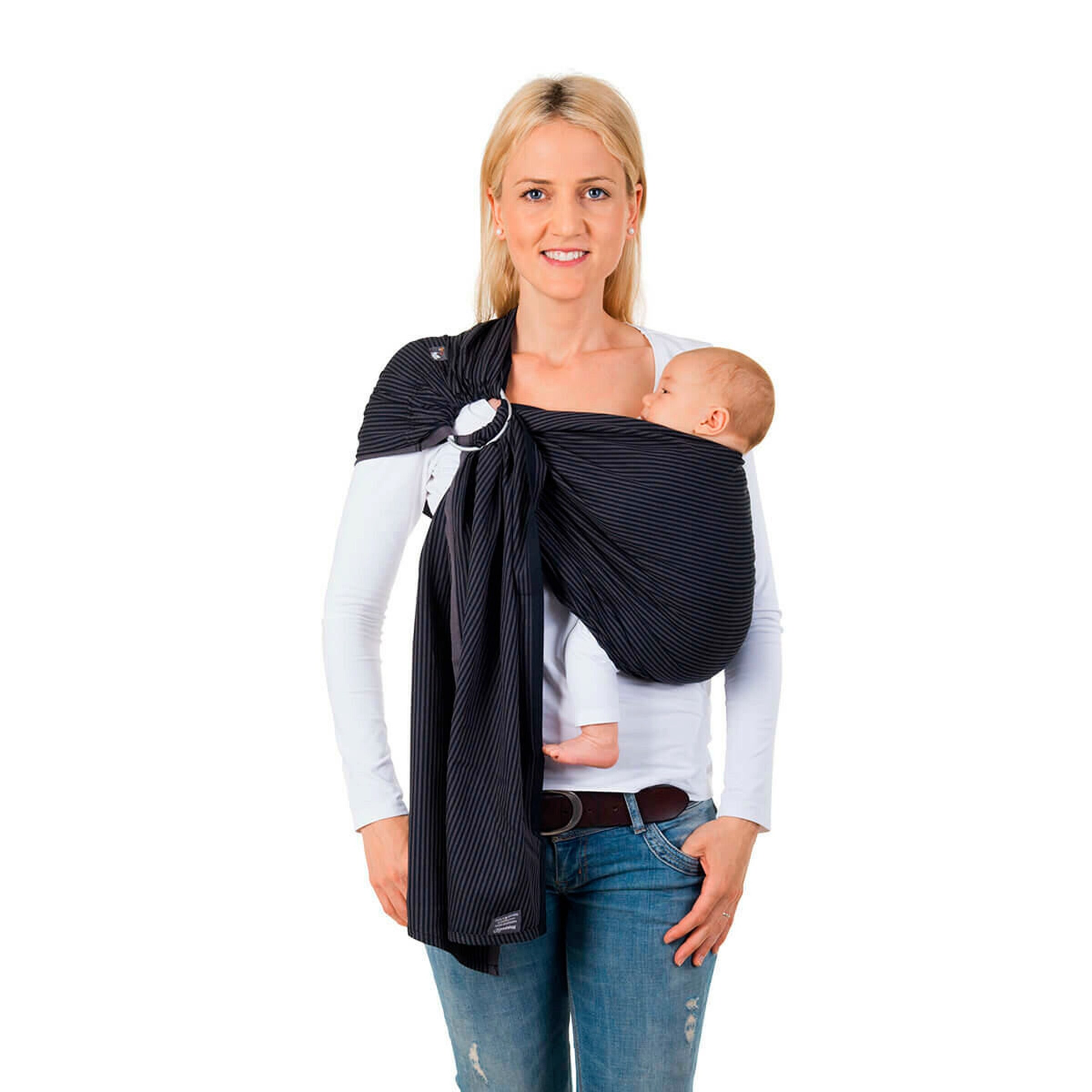 HOPPEDIZ® Babytragetuch Ring-Sling Mailand